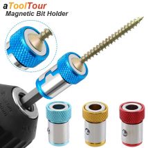 Magnetischer Ring-Kreuz-Kreuzschlitzschraubendreher-Bithalter, 6,35 mm, 1/4 Universallegierung, korrosionsbeständig, starker Magnetisierer, Elektro-Handwerkzeug