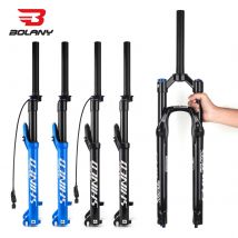 BOLANY MTB Luftgabel 26 27,5 29 Zoll 120 mm Federweg-Luftölfederung 9 x 100 mm QR Leichte Fahrradgabel R29 Fahrradzubehör Teil