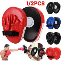 Curved Boxing Hand Target PU Leather Curved Punching Mitts Breathable Kickboxing Pads Boxing Focus Pad for Martial Arts Training