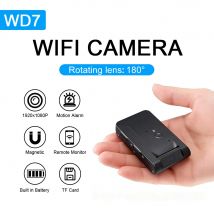 WD7 Mini videocamera HD WIFI videocamera con rilevamento del movimento visione notturna videoregistratore DV per interni/esterni Micro Cam remota