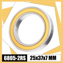 6805-2RS Edelstahllager 25*37*7 mm (1 Stück) ABEC-3 6805 RS Fahrrad BB Halterung unten 25 37 7 Keramikkugellager