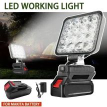 Led Light For Makita Battery 4In Portable Spotlight Cordless Outdoor Work Fishing Handheld Emergency ToolLight No Battery No USB