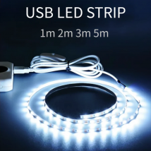 5V USB LED Strip Light z przełącznikiem Dekoracja Wodoodporna taśma do podświetlenia pokoju w domu