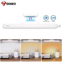 GONEO Luce notturna magnetica dimmerabile, senza luce blu, oscuramento continuo, USB ricaricabile, luce portatile per la cura degli occhi per camera da letto, armadio, armadio