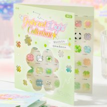 Mr Paper PET Holographic Silver Resin Coated Sticker Single Sheet Glitter Transparent Decal Planner Phone Case DIY Decoration