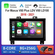 Android 16 Car Radio Multimedia player for Maxus V80 Plus LDV V80 LD100 2018 - 2021 DSP Stereo GPS Navi Split Screen Head Unit