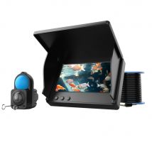 Ecoscandaglio portatile per pesci, portatile, 1080P, LCD da 4,3 pollici, Fish Finder subacqueo 120 °   Telecamera da pesca con visione notturna