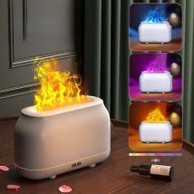 Neue simulierte Flamme Luftbe feuchter nach Hause leise Nachtlicht Flamme Aroma therapie Maschine Schlafzimmer Atmosphäre ätherische Öl Diffusor