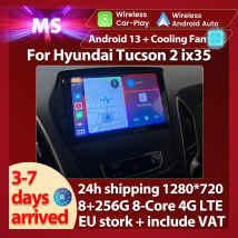 MEKEDE UE almacén envío gratis Radio de coche con Control de voz Android 13 reproductor de vídeo Multimedia para Hyundai Tucson 2 LM IX35 2009-2015 RDS navegación GPS UIS7862S inalámbrico Carplay