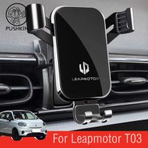 Supporto per telefono per auto regolabile per Leapmotor T03 2023 2024 2025 Staffa di navigazione a gravità Accessori di supporto girevoli