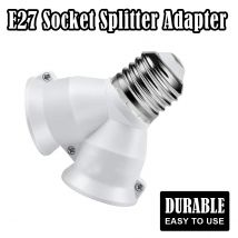 Schraube E27 LED Basis Licht Lampe Lampenfassung E27 Auf 2-E27 Splitter Adapter Lampe Halter Sockel Lampenfassung Beleuchtung Zubehör