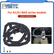 Für Creality K1 K1max Open Drag Chain Bridge Typ 6x10mm Kabeldrager mit Printparts für K1 K1max 3D-Drucker