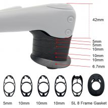YKYN SL8 Lenkerscheiben Fahrrad-Headset für SL8-Dichtung, integrierter Lenker, Fahrradzubehör aus Kunststoff mit hohem Kohlenstoffgehalt