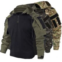 Neue Militär Shirts Taktische Langarm T-shirt Camo Paintball Kapuze Tops Quick-dry Männer Jacken Weiche Atmungsaktive Tragen-wider