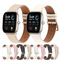 20mm Ersatzbänder für Xiaomi Amazfit GTS 4/2 Mini Armband PU Leder Amazfit GTS3 GTS2 2e Bip Smart Armband Uhrenarmbänder