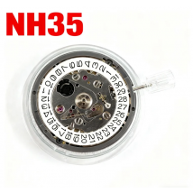 Japón genuino NH35 movimiento mecánico automático alta precisión 24 joyas Mod reloj reemplazo NH35A fecha a las 3:00