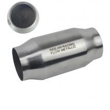 Katalizator o wysokim przepływie 4" x 8" - podłoże metaliczne 200 ogniw/cpsi - wejście/wyjście 2,5"/3" - zgodny z EPA i Euro 3