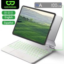 Magic Keyboard do iPada Air 6 2024 Etui do iPada Pro 13 cali Pro 11 2024 do iPada Pro 12.9 Air 5 Air 4 10.9 z wyświetlaczem LCD