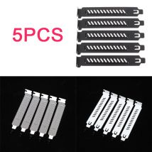 5 pezzi 3 stili PCI Slot Cover Filtro antipolvere Scheda cieca Ventola di raffreddamento Ventilazione filtro antipolvere