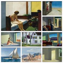 5D-Diamant-Kunst-Malerei-Set zum Selbermachen, berühmter Edward Hopper, Neu 2025, Stickerei, Mosaik, Kreuzstich, Heimdekoration, Kindergeschenk, Kunsthandwerk