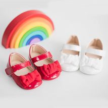 Kidsun Frühling Herbst Mädchen Babys chuhe niedlich einfarbig weichen Boden Prinzessin Schuhe lässig Kleinkind 0-18 Monate Neugeborene