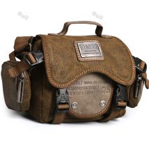 Retro Männer Schulter Kamera Taschen Freizeit Beständig Leinwand Quer Messenger Bag Outdoor Tragen Widerstand Lässige Umhängetaschen