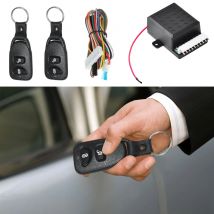 12-V-Fahrzeugtürschloss Diebstahls icherungs system mit 2 fern gesteuerten Auto-Fernschalter-Verriegelung sätzen Universal-Auto-Fernbedienungs-Zentral kit