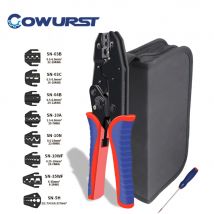 Kit pinze a crimpare terminali preisolate HS-30J HS-40J Pinze a crimpare a cricchetto da 9 pollici per terminali OT/UT/RV/SV