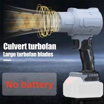 1000 W Turbo-Lüfter, heftiger Lüfter, stufenlose Geschwindigkeit, Hochleistungs-Turbo-Lüfter, Laubbläser, tragbarer Mini-Jet-Lüfter für Makita-Akku