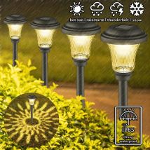 Solar Light Outdoors New Garden Lamps Powered Waterproof Landscape Path for Yard Backyard Lawn Patio Decorative LED Lighting