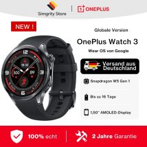 Globalna wersja OnePlus Watch 3 Smart Watch 1,50-calowy wyświetlacz LTPO AMOLED Procesor Snapdragon W5 Podwójna częstotliwość GPS Wear OS