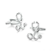 DY The new high-quality Copper material doctors stethoscope Cufflinks fashion Men's French shirt Cufflinks wholesale