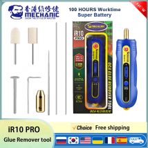 MECHANIC iR10 PRO Electric Glue Remover Pen 6in1 third gear adjustable for Mobile Phone LCD Screen Glue Remover Polishing Tool