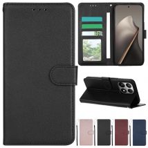 Portafoglio con slot per schede Cavalletto Custodia in pelle con vibrazione magnetica per Xiaomi 15T M7 Pro 5G C75 X7 X6 C65 Redmi 15 15C Cover antiurto