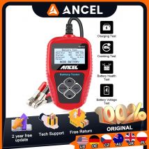 ANCEL BA101 12V Tester akumulatora samochodowego Analizator cyfrowy 100 do 2000CCA do samochodu Motocykl Samochodowy test układu ładowania rozruchowego