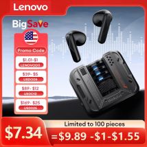 Lenovo Earphones Bluetooth 5.4 Wireless Gaming Headset Noise Reduction HD Call Earbuds LP49 Music