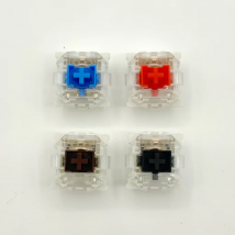 OUTEMU-interruptor enano GTMX de media altura, verde, marrón, rojo y negro, 3 pines, lineal, táctil, DIY, teclado mecánico personalizado