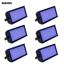 6PCS SHEHDS LED 200W RGB Tendone Strobe Light Blinder Effetti per DJ Wedding Nightclub Party