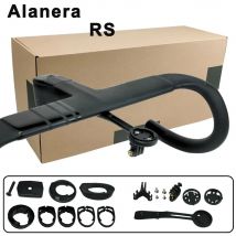 Alanera RS 2025 Nuovo manubrio per bici da strada T1000 Maniglia curva svasata in carbonio 28,6 mm,-8 °   Accessori per bici con barra piegata per bicicletta
