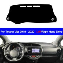 Auto Auto innere Armaturen brett Abdeckung für Toyota Vitz 2018-2020 Mittel konsole Schutz Teppich Dashmat Sonnenschutz Zubehör