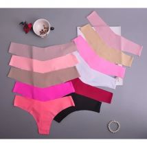 Heiße Seide Sexy Frauen Tangas g string Nahtlose Höschen Weibliche Unterwäsche Tanga Höschen Low-Rise Dessous Panty Dessous 3 stücke ac125
