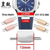 Stecker Edelstahl Endglied 13 mm für PATEK PHILIPPE PP 5711 5712G 5980 Gummi-/Lederarmband NAUTILUS Herrenarmband-Adapter