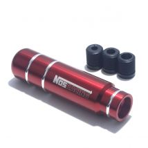 Testa della leva del cambio con pomello del cambio in alluminio stile NOS Racing JDM da 13 cm per auto universale