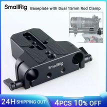 SmallRig Kamera-Grundplatte mit Dual 15 mm Stangenschienenklemme für Sony FS7 A7 Serie für Canon C100 C300 C500 für Panasonic GH5 1674