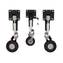 1 set carrello di atterraggio retrattile retrattile con ruote per aereo modello RC da 3 kg