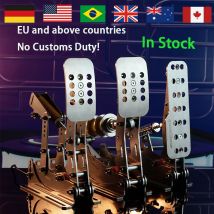 SIMJACK Ultimate Pedals Sim Racing Pedals PC Racing Simulator Pressure Sensor Load Cell HE Hydraulic Pedal