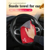 Microfiber Towel Car Cleaning Care Accessories For Mini Works Cooper F54 F55 F56 F57 F60 R50 R52 R53 R55 R56 R57