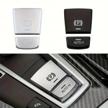 Elektronische Handbremse Feststellbremse P AUTO H-Taste Schalter Abdeckung Trim Aufkleber für BMW 5 6 7 Serie 5GT F10 F12 F01 X3 X4 X5 X6