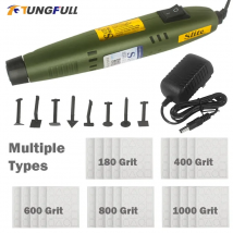 110V-220V 18W Mini levigatrice tipo penna corsa smerigliatrice strumento macchina modello levigatrice scanalatura strumenti di rettifica per stampi modello fai da te