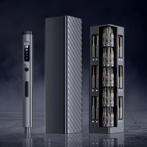 Kit di utensili elettrici 57 in 1 Set di cacciaviti elettrici di precisione ricaricabili Mini punte piccole wireless Riparazione di celle mobili senza fili Nuovo